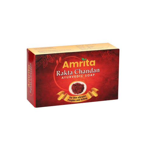 Amrita Rakta Chandana Soap (Pack of 3)