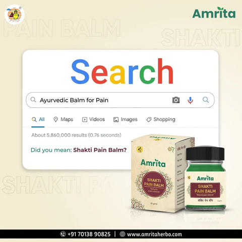 Amrita Shakti Pain Balm (Pack of 3)